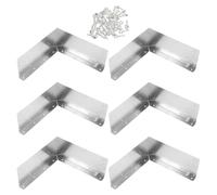 Healifty Protège-gouttières Protège Mur Extérieur pour Maison en Aluminium Argenté Déflecteur de Pluie Métallique Évitant Débordement et Gouttière