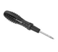 Healifty Stylo à sensibilité de tension Stylo de test électrique noir ABS avec tournevis plat et cruciforme pour électricien test de circuit portable