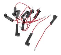 HEALLILY 10 Pièces Fusible Haute Tension Micro-ondes 800 Ma, Câble Haute Tension Fusible, Noir, Fil de Cuivre, Protection du Four à Micro-ondes, Pièce Détachée pour Appareils Électriques