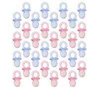 HEALLILY 200 Pièces Mini Tétines en Plastique Acrylique Légères pour Décorations de Table Bébé, pour Shower, Garçons et Filles, Ornements Scatter Colorés et Festifs