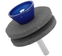HEALLILY Aiguiseur de Tondeuse à Gazon, Outil D'affûtage de Jardin, Bleu, Plastique et Meule, pour Applications Industrielles et Jardin, Affûtage et Multifonctionnel