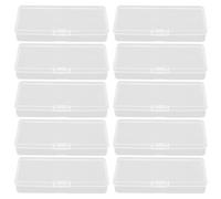 HEALLILY Boîte de Collecte Plastique pour Lames Usagées, 10pcs, Design, Élimination Sécurisée, pour Usage Quotidien et Bureau
