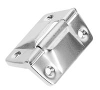 HEALLILY Charnière en Fer Argentée pour Boîte à Outils et Coffre, Solution de Sécurité Solide, Lot de 6 Pièces, Support Robuste pour Couvercle de Boîte
