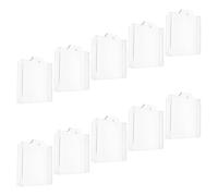 HEALLILY Couvercle de Protection Nettoyage Rapide Manipulations 10 Pièces en Abs pour Détecteur de Fumée pour Zones Partagées et Intérieur