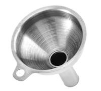 HEALLILY Entonnoir Résistant à L'usure et Léger en Acier Inoxydable Argenté Cuisine pour Huile et Liquide, Adapté pour Plan de Travail Cuisine