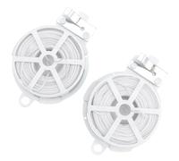 HEALLILY Fil de Jardin Plastifié pour Attache de Plantes Vertes, Résistant et Flexible, pour Jardinage et Bricolage, Lot de 2 Pièces pour Fixation Facile