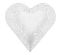 HEALLILY Panier De Rangement Forme De Cœur Corde De Papier Panier Rotin Pour Fruits Et Légumes Pour Pain Et Nourriture Décorations De Table Pour Saint-valentin