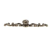 HEALLILY Poignée de Meuble Ouverture et Fermeture Douces Vintage en Alliage de Zinc Or, Design Allongé Élégant Style Européen Classique pour Armoire et Tiroir