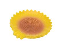 HEALLILY Repose-cuillère en Céramique Tournesol Jaune, Protège les Surfaces, Facile à Nettoyer, pour Cuisines Familiales et Cafés