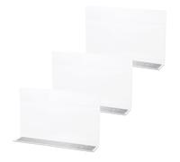 HEALLILY Séparateurs D'étagères en Plastique PVC Classification 3pcs Bande Magnétique Résistant Casse, pour Rangement Maison et Entreprise