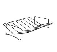 HEALLILY Support Noir en Acier au Carbone Rectangulaire à Barbecue | Portable et Léger, pour Cuisson Barbecue en Extérieur, 1 Pièce, Usage Hôtel et Activité Plein Air