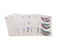 HEALLILY Tatouages Temporaires Football 20pcs pour Visage et Peau, Résistants à L'eau, Papier, pour Événements Festifs et Usage à Domicile