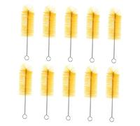 HEALSOPTHY 10 Pièces Brosse pour Biberon Brosse à Biberon Nettoyage pour Bouteilles en Verre Portative Nettoyage des Parois Intérieures et Flacons