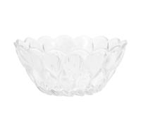 HEALSOPTHY Bol à Dessert en Verre Résistant Chaleur Bol Rond Délicat pour Salade et Glace pour Restaurants et Célébrations Créatif et Fonctionnel