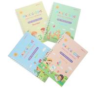 HEALSOPTHY Cahier à Rainures Anglaises pour Garçon et Filles Papier Cartonné Solide, Entraînement à Écriture Cursive, pour Activités D'apprentissage Préscolaire