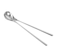 HEALSOPTHY Cuillère à Mélanger Longue en Acier Inoxydable 304 Résistante la Rouille Manche Créatif et Finition Élégante Cuisine Coréenne et Service de Soupe