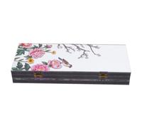 HEALSOPTHY Écran Pliant Miniature en Acrylique Style Chinois Traditionnel, Séparateur de Bureau Portable et Polyvalent, Décoration Raffinée pour Studio ou Chambre