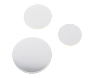 HEALSOPTHY Films Transparents Ronds pour Badges 32/44/58 MM Lot de 300 Pièces en Plastique Résistant Film de Protection Mylar pour Fabrication de Badges Loisirs Créatifs