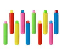 HEALSOPTHY Porte-craie à pince en PP, pack de 25 clips de protection, idéal pour enseignants, bureaux et usage domestique, empêche la casse et garde mains propres Plusieurs styles