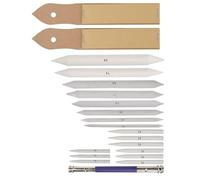 HEALSOPTHY Set de Dessin et Prolongateur de Gomme Estompe à Papier 20 Pièces pour Débutants en Papier, Outil Pratique pour Croquis Adapté au Dessin Artistique