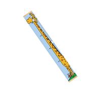 HEALSOPTHY Toise Murale Girafe Cartoon pour Mesurer la Croissance Décoration Murale Chambre Garçon Fille Règle Hauteur Suspendue pour et