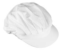 HEALSOPTHY Toque De Chef Blanche En Coton, Casquette Cuisine Antisalissure Pour Chefs Et Serveurs, Respirante Et Légère, Usage Professionnel En Restaurant Et Cafés, Ajustable