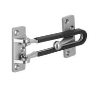 HEALSOPTHY Verrou à Barre Coulissante for en Acier Inoxydable Argenté pour Sécurité Renforcée Solution Antivol Polyvalente de Porte D'entrée à Domicile