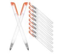Healvian 10 Pièces Pinceau Aquarelle Rechargeable Blanc, Stylo Peinture, | Design Rechargeable, Contrôle du Débit Facile, Résistant à Casse, Nettoyage Simple, pour Peinture Créative