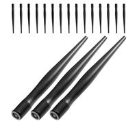 Healvian 18 Pcs Porte-plumage de Dessin pour Illustrateurs, Plastique Noir, | Léger et Ergonomique, pour Studios et Écoles, Style Professionnel, Réduit la Fatigue Main