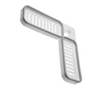 Healvian 1pièce Étagère de Rangement Murale Tournante pour Salle de Bain et Cuisine Étagère Murale sans Perçage Blanc Gris pour Rangement de Bouteilles et Accessoires