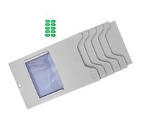Healvian 2 Pièces Porte-cartes de Pointage Mural à 5 Compartiments