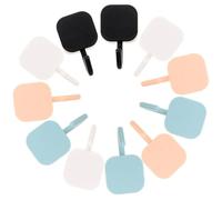 Healvian 20 Pièces Crochet Mural Auto-adhésif Carré ABS Multifonction | Surface Lisse sans Bavure, Forte Charge, Usage Domestique Discret, Installation sans Perçage, Lot Pratique