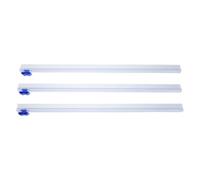 Healvian 3 Pièces Coupe-film Plastique à Glissière 37 Cm pour Film Alimentaire et Aluminium, Structure Réutilisable Multifonctionnelle, pour Supermarchés et Usage Commercial