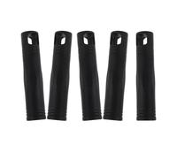 Healvian 5 Pièces Accessoire de Manche Télescopique en Plastique Noir pour Balai et Étendoir à Linge, Poignée Ergonomique Compatibilité Polyvalente pour Nettoyage Domestique