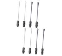 Healvian 8 Pièces Brosse gobelet pour bouteilles d'eau pour tasses en verre balayette brush pour lunettes goupillon bouteille lave-bouteille en silicone Ménage
