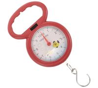 Healvian Balance Suspendue Portable à Ressort avec Crochet, Poignée Plastique Couleur Aléatoire | Poisson et Légumes, Usage Maison et Courses, Structure Métal, Format Pratique pour Valise Couleur Aléatoire