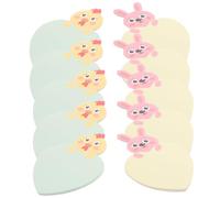 Healvian Bloc-notes Autocollant Poussin Lapin Pâques, Papier | Multifonction, Doux et Déchirable, Style Dessin Animé, pour Boutiques et Bureau, Usage Quotidien