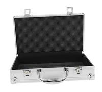 Healvian Boîte à Outils en Alliage D'aluminium Taille 29x16x7 Cm Verrouillable pour Trousse D'urgence et Rangement Cosmétique Portable Poignée, Usage Maison et Professionnel