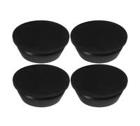 Healvian Bouchons de Vidange en Caoutchouc Noir pour Module Extérieur de Climatisation, 4 Pièces, Haute Étanchéité et Résistance aux Intempéries, Accessoires pour Kit Climatisation