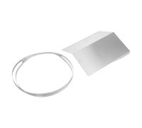 Healvian Cache de Protection pour Caméra de Sécurité en Acier Inoxydable Argenté, Résistant la Poussière Soleil, Installation Facile pour Vidéosurveillance Extérieure et Parkings
