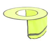 Healvian Chapeau de Protection Solaire Léger Bande Réfléchissante pour Sandales Femme, Chantier et Jardinage, en Polyester Jaune Confortable