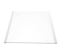 Healvian Clayette Inoxydable Frigo en Verre Trempé pour Réfrigérateur, Étagère de Rangement Pratique et Facile à Installer, Cuisine à Domicile Bureau