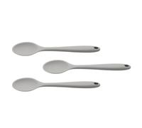 Healvian Cuillères en Silicone Antiadhésives Design Simple et Polyvalent Cuisine Lot de 3 Manches Confortables pour Soupe et Salade