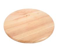 Healvian Housse de Tabouret Rond en Bois Massif Khaki, Partie Assise Solide et Esthétique, pour Chaise de Cantine ou Tabouret de Bar