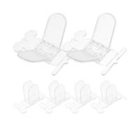 Healvian Limiteur de Verrouillage des Vitres en Fer et Pvc pour Fenêtre Coulissante, Lot de 6 Pièces D'avion, Sécurité Garçon et Filles pour Porte de Placard la Maison