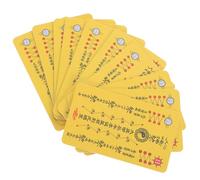 Healvian Lot de 10 Cartes Amulettes Chinoises Taisui 3x5 Cm en PVC, Cartes de Bénédiction et Chance Délicates, Protection Feng Shui pour Porte-Monnaie et Usage Quotidien