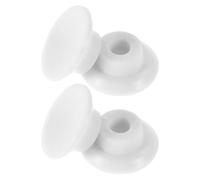 Healvian Lot de 4 Bouchons de Vidange Étanches en Caoutchouc pour Congélateur Bouchons Ronds Universels pour Trou de Vidange de Réfrigérateur Accessoires de Remplacement pour Maintien