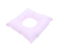 Healvian Oreiller Facial Carré en Coton Perlé Rose pour Salon de Beauté, Coussin de Massage du Visage Confortable Améliorant la Respiration Sommeil