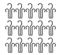 Healvian Organiseur à Chaussures Suspendu Multifonctionnel en Plastique Noir 50pcs pour Baskets et Sandales, Maintien Forme, pour Usage Extérieur et Shopping