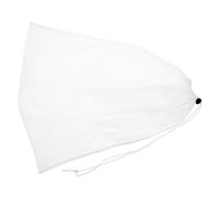 Healvian Paquet Filtrants Réutilisables en Tissu Blanc Cordon, Maille Fine Extra Large pour Filtration et Fruits, pour Brassage et Tamisage Alimentaire